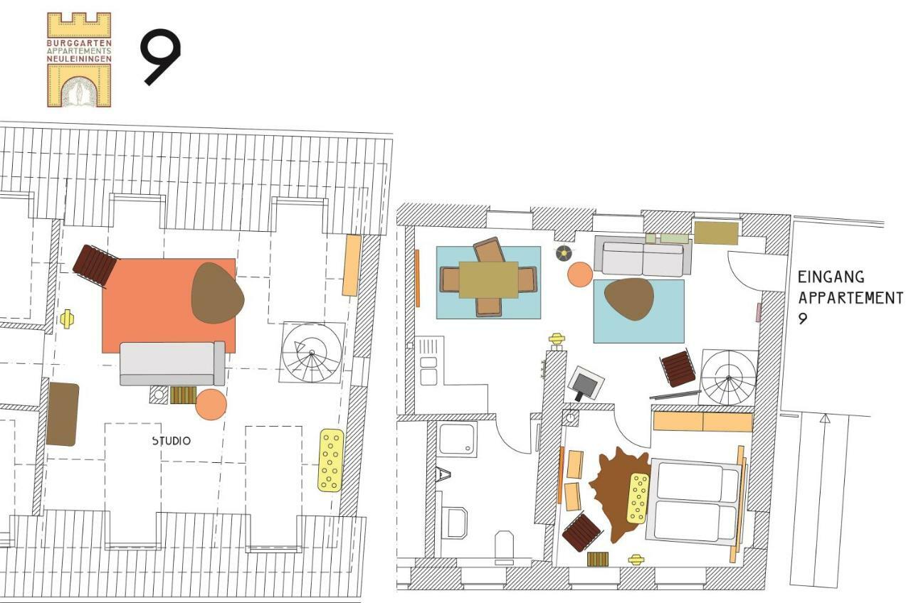 Burggarten Appartements Neuleiningen Екстериор снимка